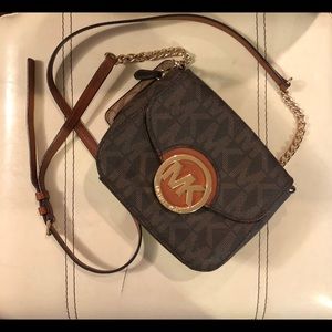 Michael Kors Brown Crossbody Minibag